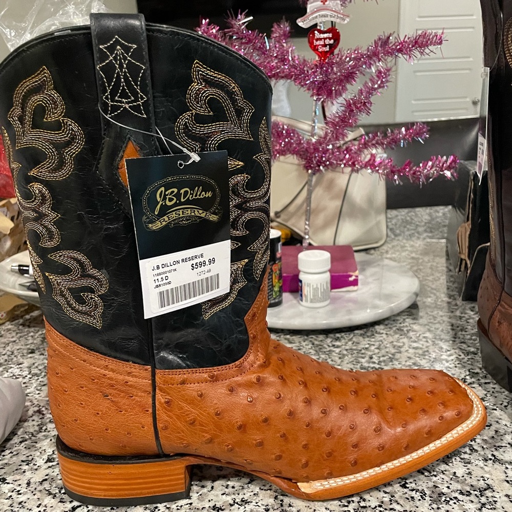 Ostrich boot men